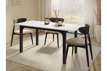 Millport Spisebord 178 cm - Svart Og Hvitt - Møbler - Bord - Spisebord & kjøkkenbord