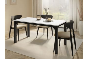 Millport Spisebord 198 cm - Svart Og Hvitt - Møbler - Bord - Spisebord & kjøkkenbord