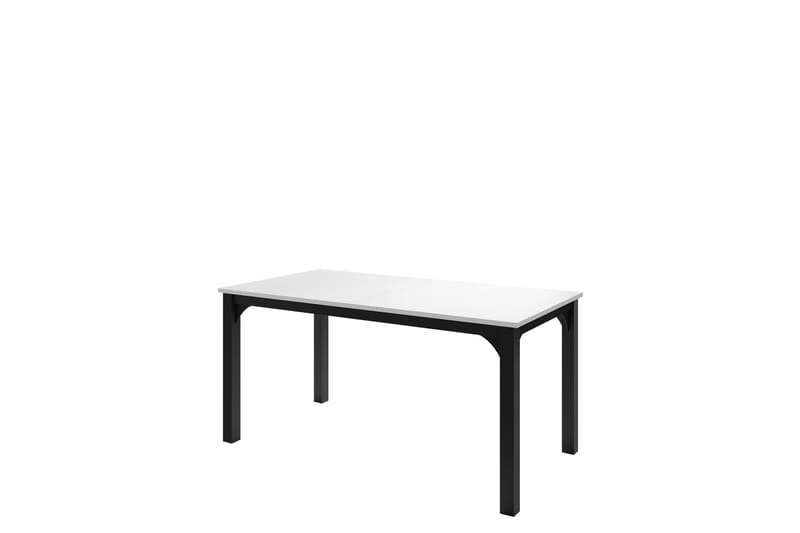 Millport Spisebord 198 cm, Svart Og Hvitt