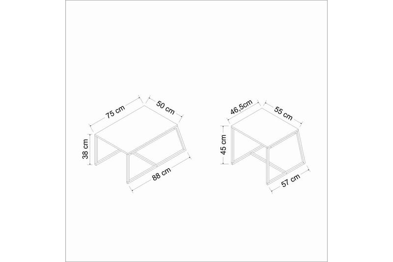 Minimal Sofabord 75 cm - Natur - Møbler - Bord - Sofabord & salongbord