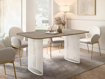 Mirion Spisebord uttrekkbart 160-236 cm - beige / lysebrun - Møbler - Bord - Spisebord & kjøkkenbord