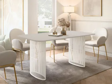 Mirion Spisebord uttrekkbart 160-236 cm - beige - Møbler - Bord - Spisebord & kjøkkenbord