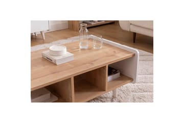 Mirra Stuebord 90 cm - Blå/Hvit - Møbler - Bord - Sofabord & salongbord