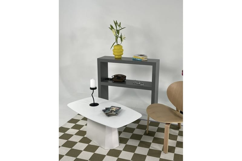 Miu Sofabord 100 cm - Hvit - Møbler - Bord - Sofabord & salongbord