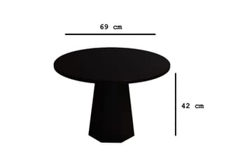 Miu Sofabord 69 cm - Svart - Møbler - Bord - Sofabord & salongbord