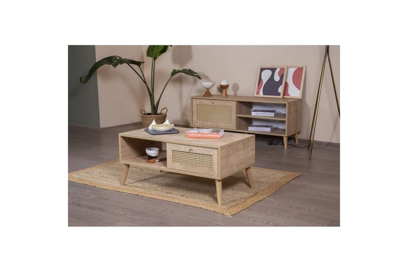 Mjudi Sofabord 55 cm - Brun - Møbler - Bord - Sofabord & salongbord