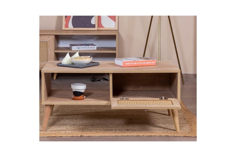 Mjudi Sofabord 55 cm - Brun - Møbler - Bord - Sofabord & salongbord