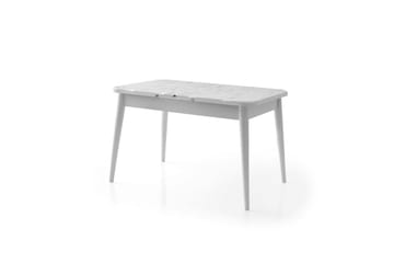 Morin Spisebord 130 cm Rektangulær - Hvit - Møbler - Bord - Spisebord & kjøkkenbord