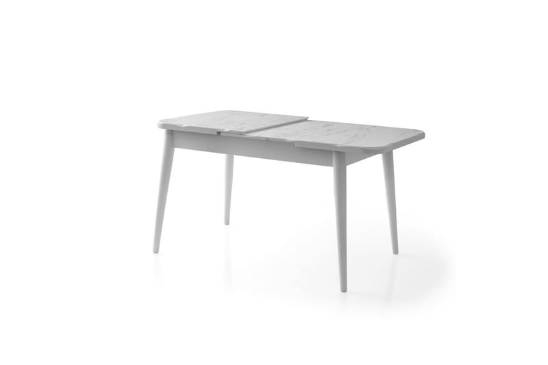 Morin Spisebord 130 cm Rektangulær - Hvit - Møbler - Bord - Spisebord & kjøkkenbord