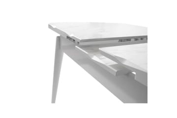 Morin Spisebord 130 cm Rektangulær - Hvit - Møbler - Bord - Spisebord & kjøkkenbord