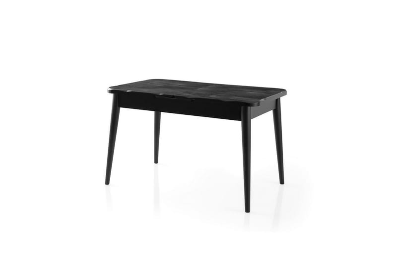 Morin Spisebord 130 cm Rektangulær - Sort - Møbler - Bord - Spisebord & kjøkkenbord