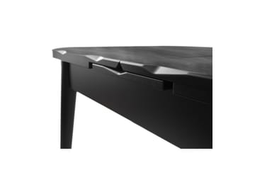 Morin Spisebord 130 cm Rektangulær - Sort - Møbler - Bord - Spisebord & kjøkkenbord