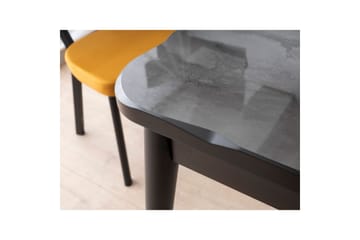 Morin Spisebord 130 cm Rektangulær - Sort - Møbler - Bord - Spisebord & kjøkkenbord