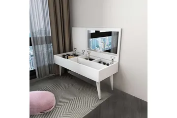 Morven Sminkebord 79,4 cm - Hvit - Møbler - Bord - Sminkebord & toalettbord