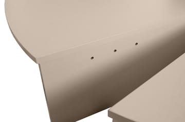 Mukund Rundt Sofabord i Lyst Tre - Beige - Møbler - Bord - Sofabord & salongbord
