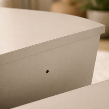 Mukund Rundt Sofabord i Lyst Tre - Beige - Møbler - Bord - Sofabord & salongbord