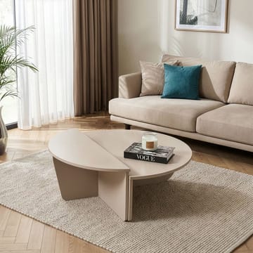 Mukund Rundt Sofabord i Lyst Tre - Beige - Møbler - Bord - Sofabord & salongbord