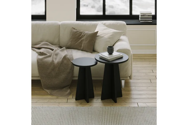 Munne Sofabord 40 cm - Svart - Møbler - Bord - Sofabord & salongbord