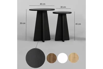 Munne Sofabord 40 cm - Svart - Møbler - Bord - Sofabord & salongbord