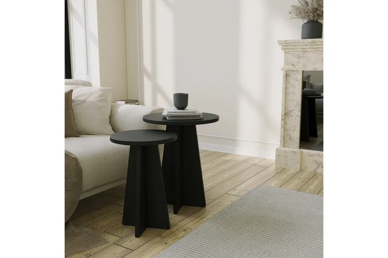 Munne Sofabord 40 cm - Svart - Møbler - Bord - Sofabord & salongbord