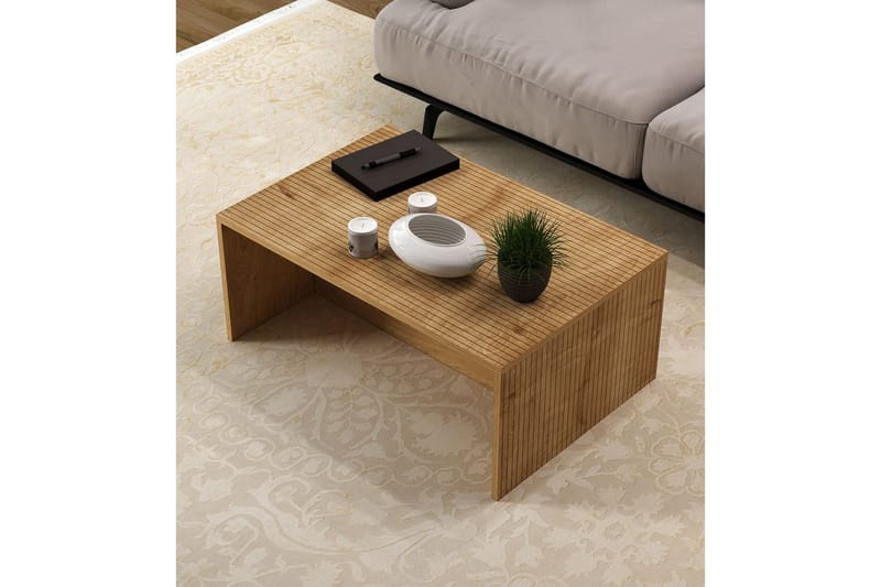 Naro Sofabord 90 cm - Natur - Møbler - Bord - Sofabord & salongbord