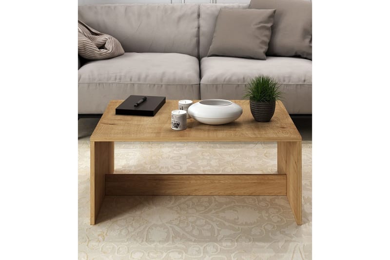 Naro Sofabord 90 cm - Natur - Møbler - Bord - Sofabord & salongbord