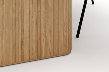 Neandir Ovalt Spisebord 220 cm med 6 Berit Stoler - Natur - Møbler - Bord - Spisegruppe