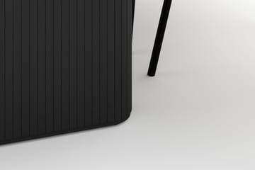 Neandir Ovalt Spisebord 220 cm med 6 Berit Stoler - Svart - Møbler - Bord - Spisegruppe