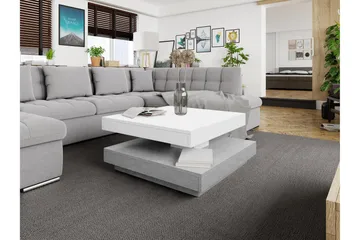 Nenani Sofabord 70 cm - Grå / Hvit - Møbler - Bord - Sofabord & salongbord