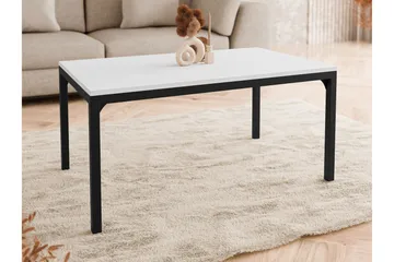 Nerima Sofabord 100 cm - Svart Og Hvitt - Møbler - Bord - Sofabord & salongbord