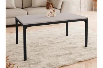 Nerima Sofabord 100 cm - Svart/Beige - Møbler - Bord - Sofabord & salongbord