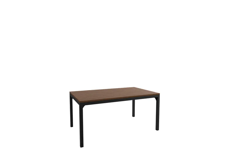 Nerima Sofabord 100 cm, Svart/Brun