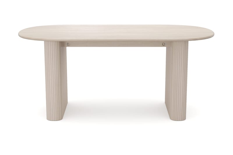Noira spisebord 180x90cm - Hvitlasert - Møbler - Bord - Spisebord & kjøkkenbord