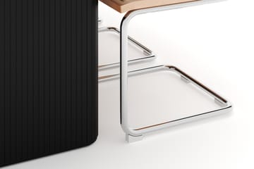 Noira Spisebord 220 cm Eik med 6 Build Spisestoler - Svart - Møbler - Bord - Spisegruppe
