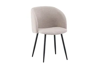 Noira Spisegruppe 160-220 cm uttrekkbar med 6 Greya Spisestoler - Røkt eik - Møbler - Bord - Spisegruppe