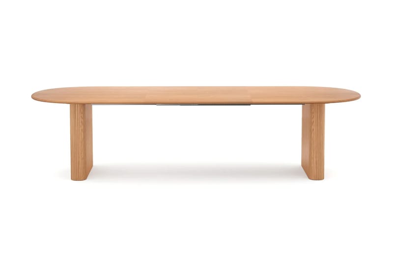 Noira spisegruppe 220–320 cm uttrekkbar i eik med 6 Ronja spisestoler - Sand/eik - Møbler - Bord - Spisegruppe