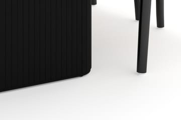 Noira Spisegruppe 220 cm Eik med 6 Dastoori Spisestoler - Svart - Møbler - Bord - Spisegruppe