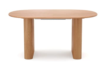 Noira spisegruppe uttrekkbar 160–220 cm eik med 6 Filip spisestoler - Eik - Møbler - Bord - Spisegruppe