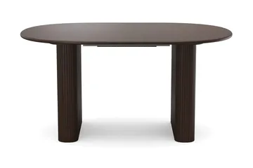 Noira spisegruppe uttrekkbar 160–220 cm røkt eik med 6 Malte spisestoler - Møbler - Bord - Spisegruppe