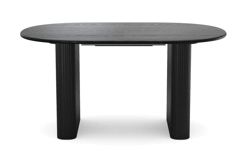 Noira spisegruppe uttrekkbar 160–220 cm svart med 6 Greya spisestoler - Svart - Møbler - Bord - Spisegruppe