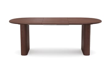 Noira spisegruppe uttrekkbar 160–220 cm valnøtt med 6 Milva spisestoler - Valnøtt - Møbler - Bord - Spisegruppe