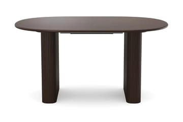 Noira spisegruppe uttrekkbar 160-220 cm røkt eik med 6 Molly spisestoler - Røkt eik - Møbler - Bord - Spisegruppe