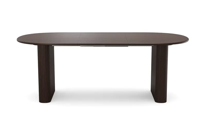 Noira spisegruppe uttrekkbar 160-220 cm røkt eik med 6 Molly spisestoler - Røkt eik - Møbler - Bord - Spisegruppe