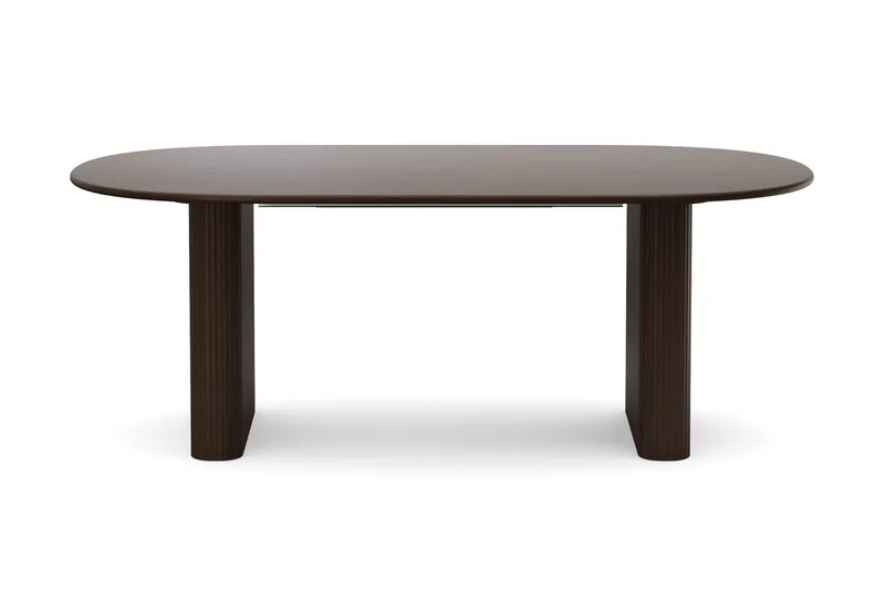Noira spisegruppe uttrekkbar 220–320 cm røkt eik med 6 Reciclar spisestoler - Røkt eik - Møbler - Bord - Spisegruppe