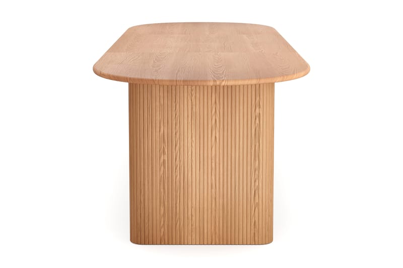 Noira stort uttrekkbart spisebord 220-320x100 cm med tre- og eikeutseende - Eik - Møbler - Bord - Spisebord & kjøkkenbord