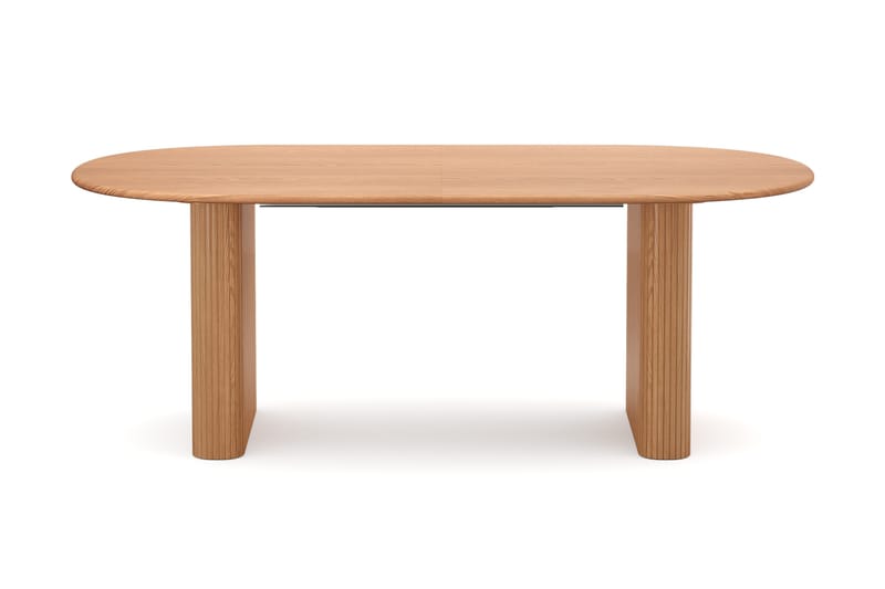 Noira stort uttrekkbart spisebord 220-320x100 cm med tre- og eikeutseende - Eik - Møbler - Bord - Spisebord & kjøkkenbord