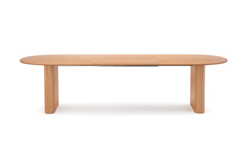 Noira stort uttrekkbart spisebord 220-320x100 cm med tre- og eikeutseende - Eik - Møbler - Bord - Spisebord & kjøkkenbord