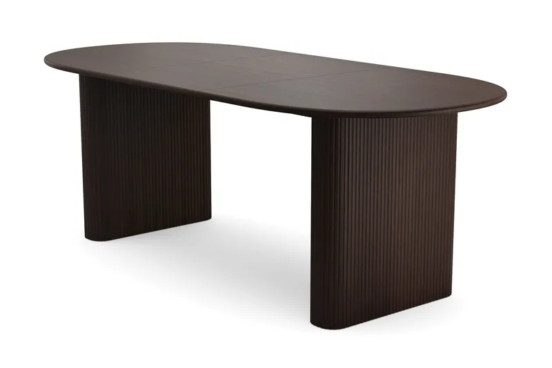 Noira uttrekkbart spisebord 160/220x100cm, Røkt eik