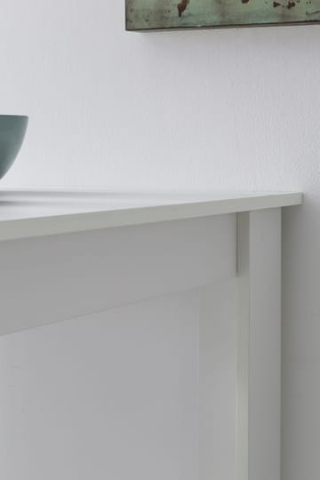 Norova Barbord 120 cm - Hvit og sølvfarget - Møbler - Bord - Barbord & ståbord