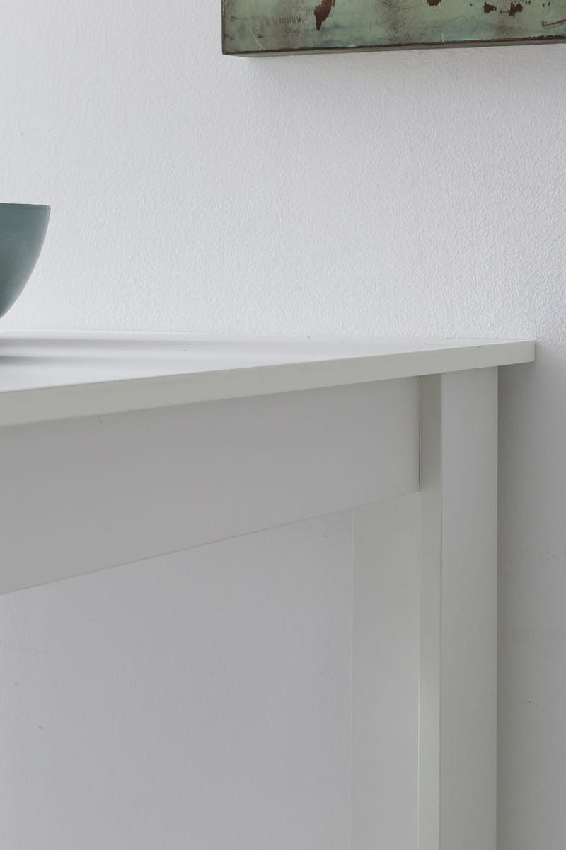 Norova Barbord 120 cm - Hvit og sølvfarget - Møbler - Bord - Barbord & ståbord